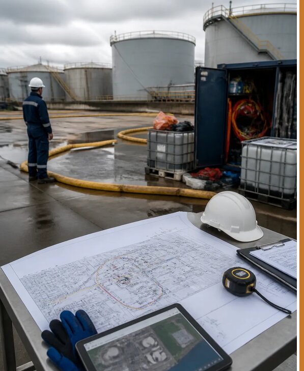 Разработка плана ликвидации разливов нефти в Ноябрьске